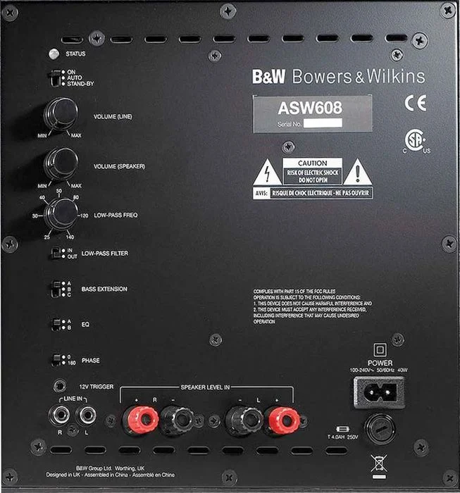 B&W ASW 608 est en écoute exclusive dans notre magasin — vue 2