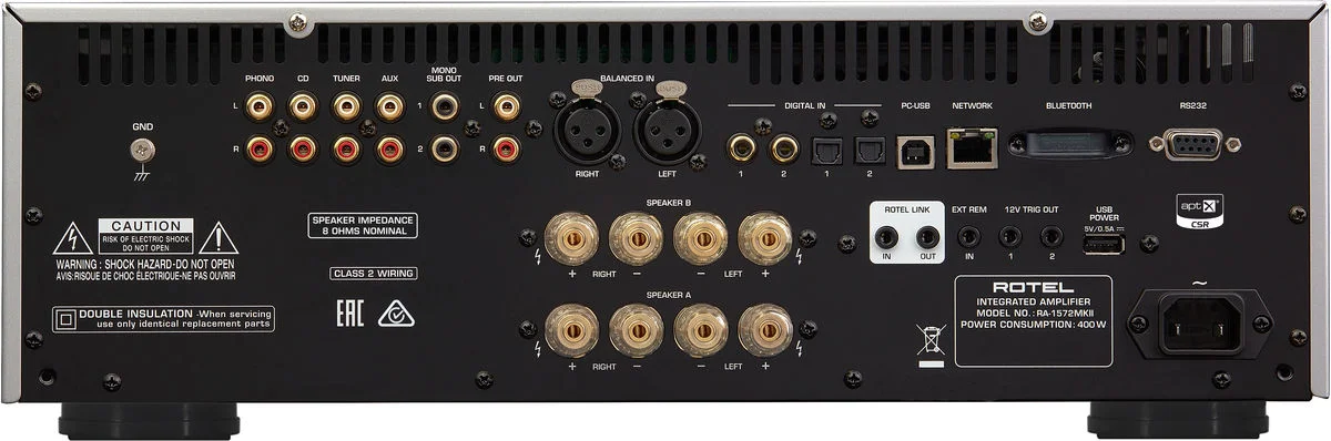 ROTEL RA-1572 MKII — vue 2