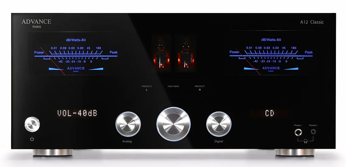 A12 CLASSIC INTEGRATED AMPLIFIER BLACK