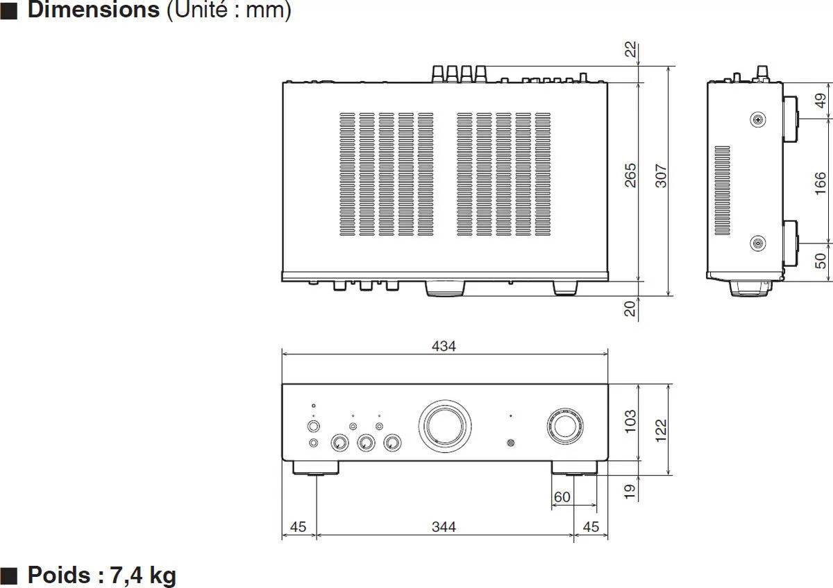 Denon PMA-600NE — vue 5