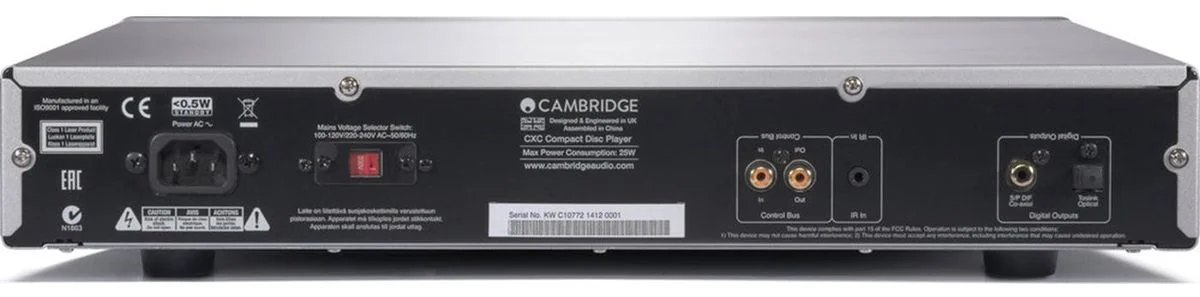 CAMBRIDGE AUDIO CXC Silver — vue 2