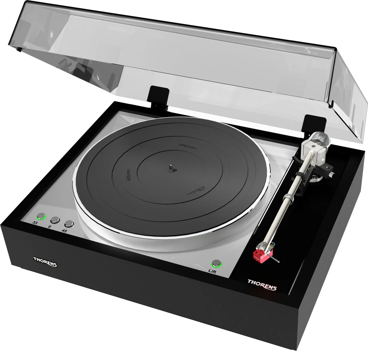 Thorens TD 1601 Noir laqué