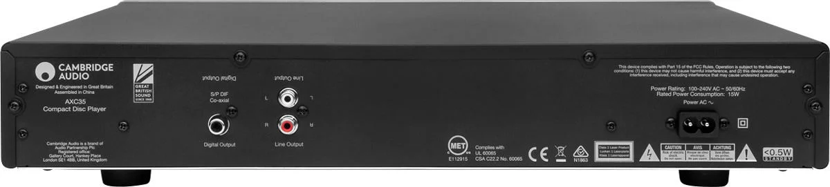 CAMBRIDGE AUDIO AX C35 — vue 2