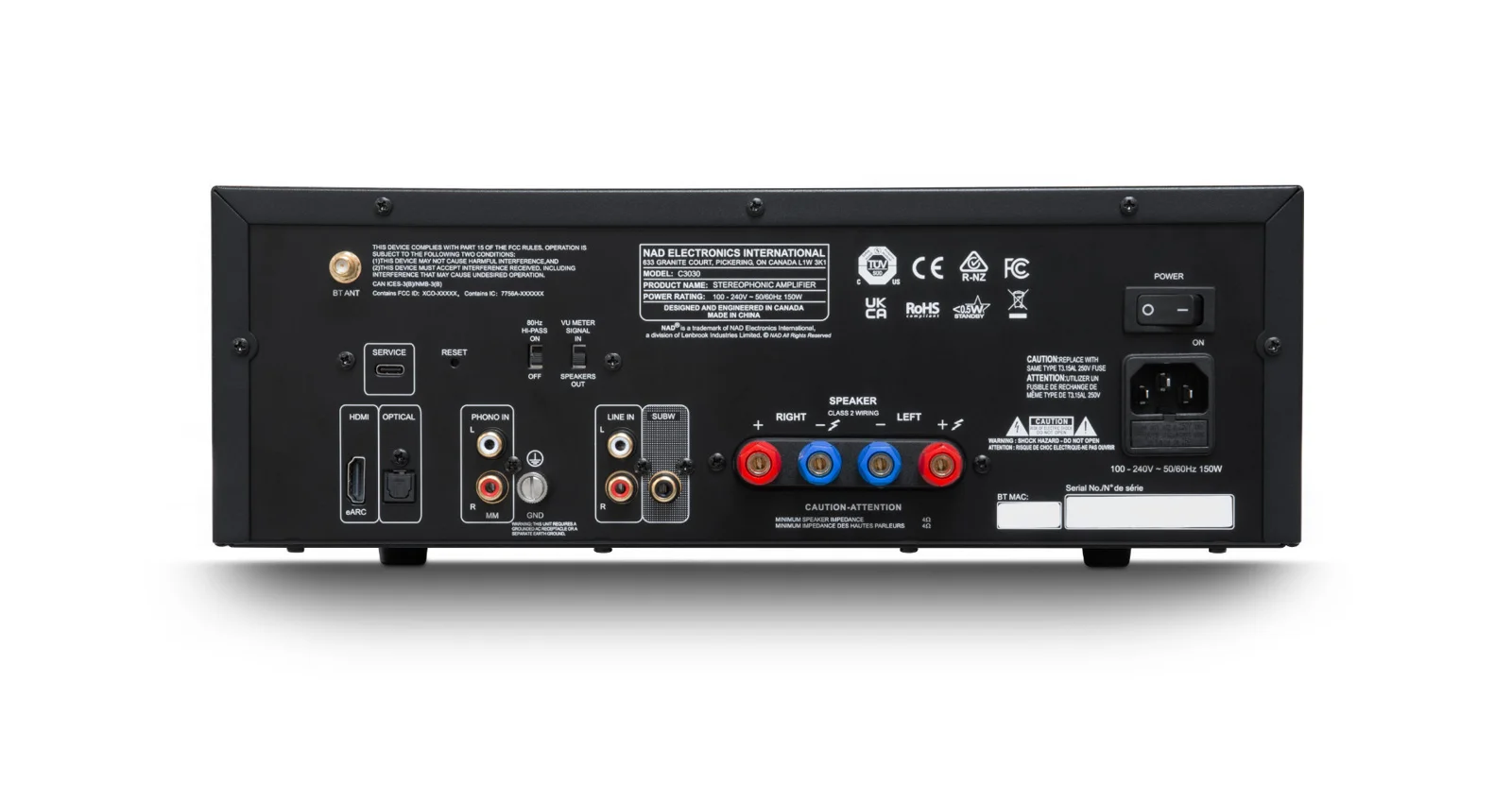 NAD C 3030 ampli stéréo — vue 2